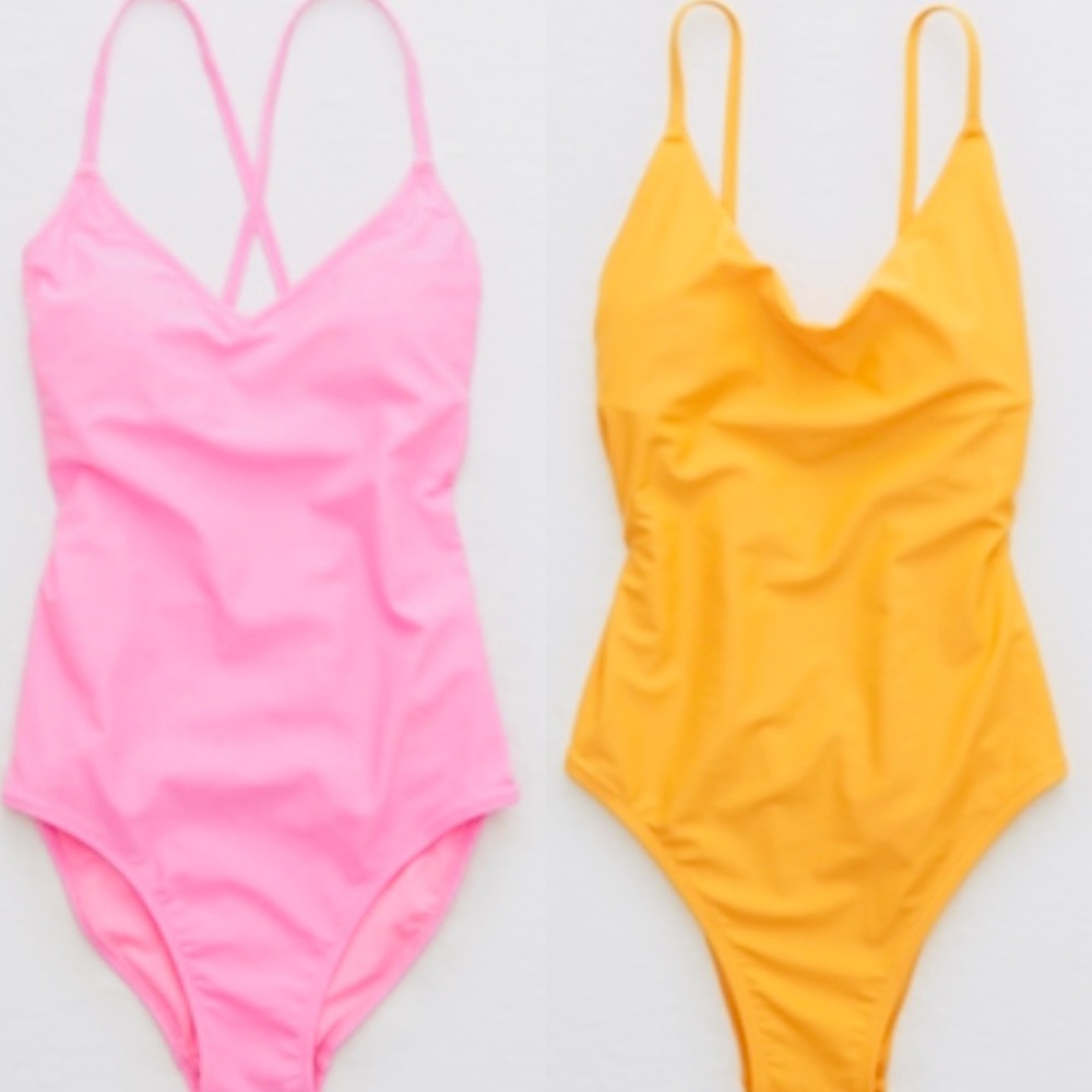 Aerie | Never worn one piece swimsuit duo 🌴☀️